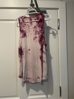 American Eagle Outfitters purple and Light Pink Tie-Dye Tank